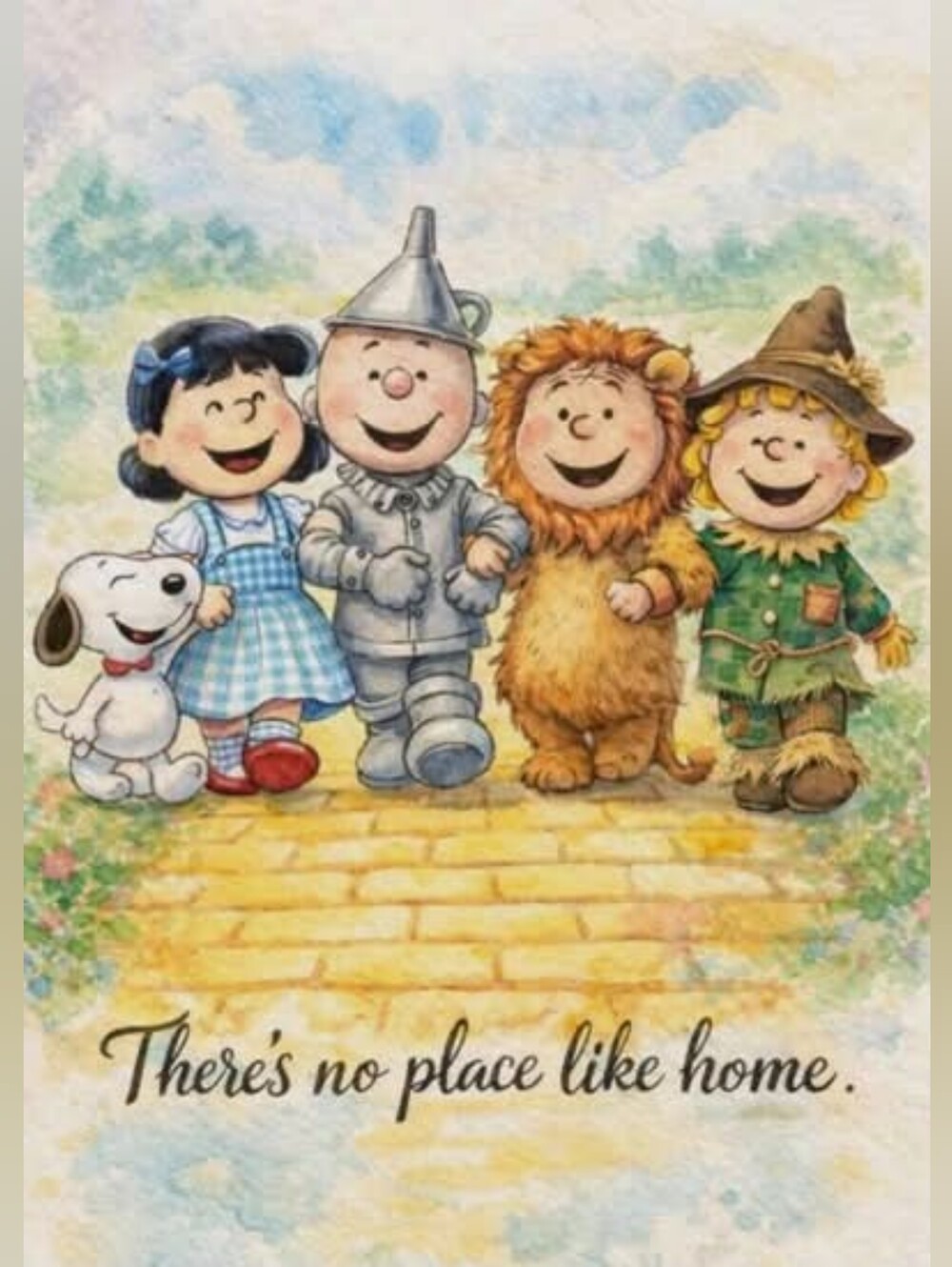 Wizard Of OZ Charlie Brown DIY 5D Full Round Drill Diamond Painting